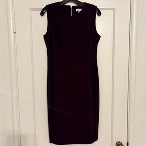 Calvin Klein Purple Sleeveless Dress